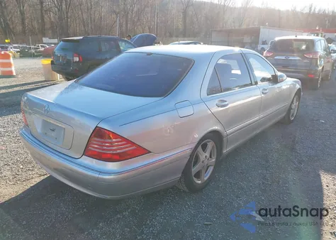 2004 Mercedes-Benz S 430 из США, поврежденный, VIN WDBNG70J14A417662